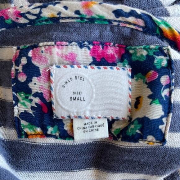 •Anthropologie Postmark• Fairley Mixed Print Tunic Top - Size Small - Picture 2 of 10